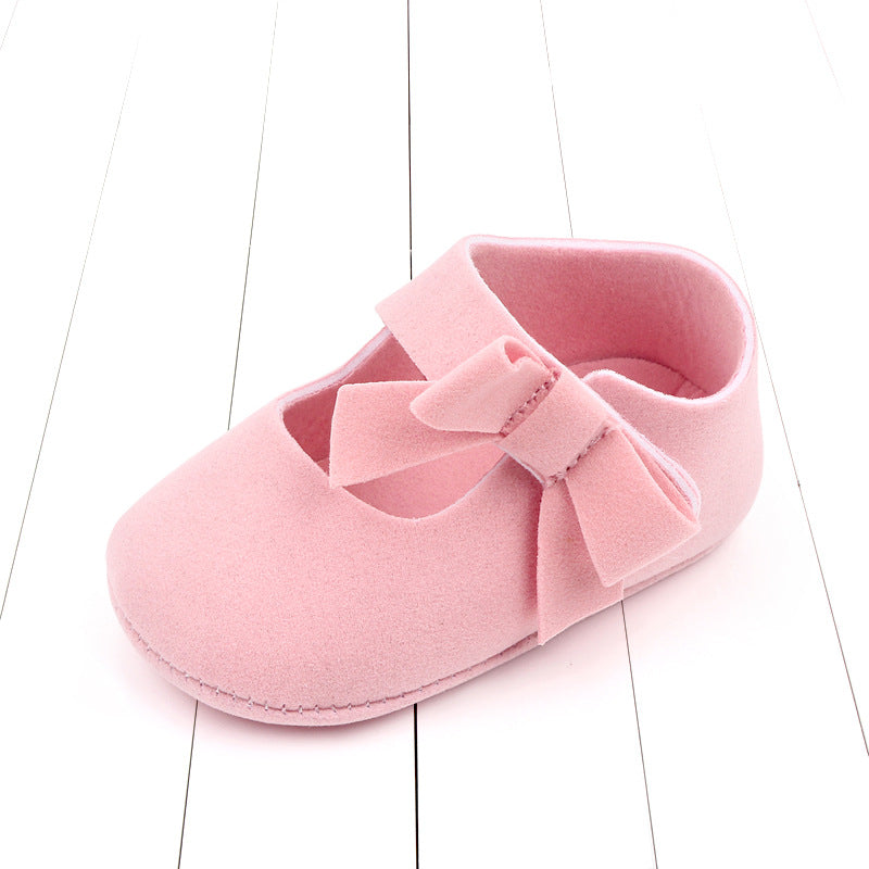Bowknot Soft-Sole Baby Girl Shoes - PrettyKid