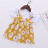 2-piece Daisy Printed Dress for Toddler Girl Wholesale children's clothing - PrettyKid