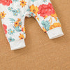 Baby Girl Floral Print Long Sleeves Jumpsuit - PrettyKid