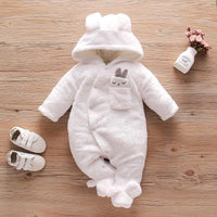 Winter Rabbit Thick Jumpsuit for Baby - PrettyKid