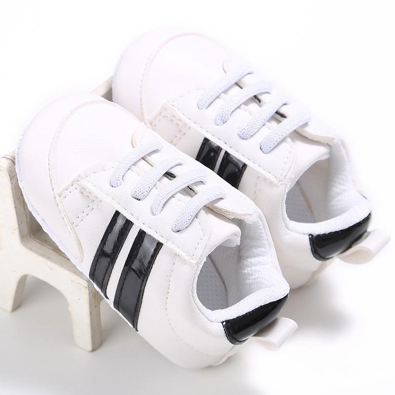 Casual Golden Contrast Prewalker Shoes Children's clothing wholesale - PrettyKid