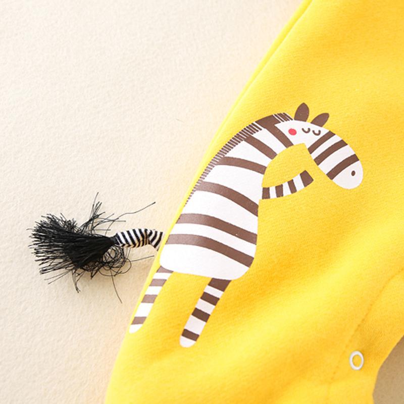 Zebra Stripe Print Jumpsuit for Baby - PrettyKid