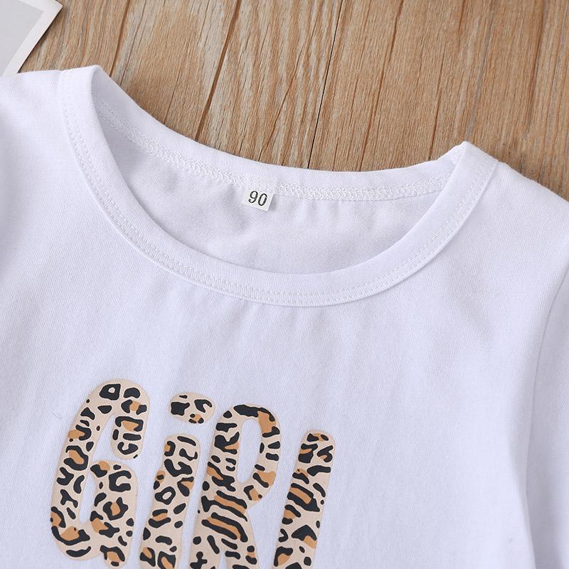 2-piece Letter Pattern T-shirt & Shorts for Toddler Girl - PrettyKid