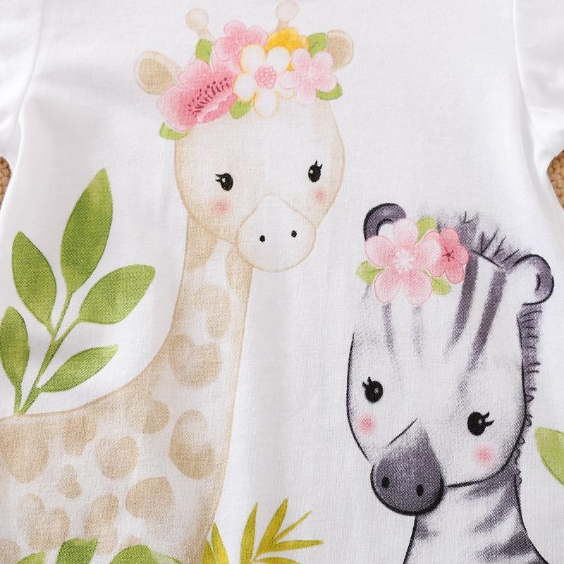 Cartoon Design Jumpsuit for Baby Girl Wholesale children's clothing - PrettyKid