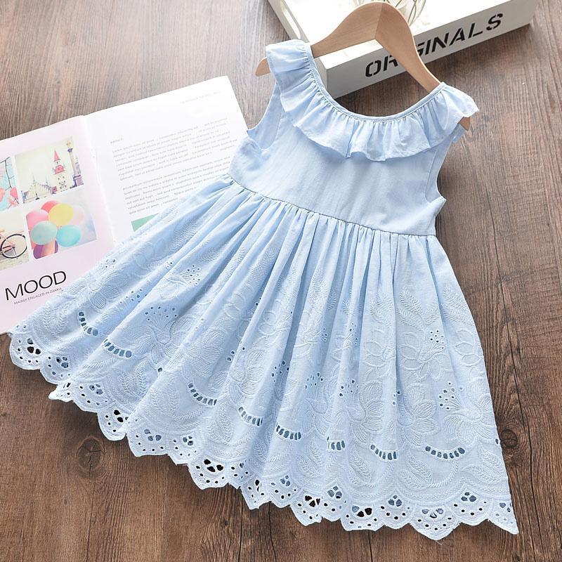 Bowknot Ruffle Dress for Toddler Girl - PrettyKid