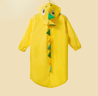 Children's Raincoat Cartoon Dinosaur Cloak-style Rain Gear Kids Clothing Distributor - PrettyKid