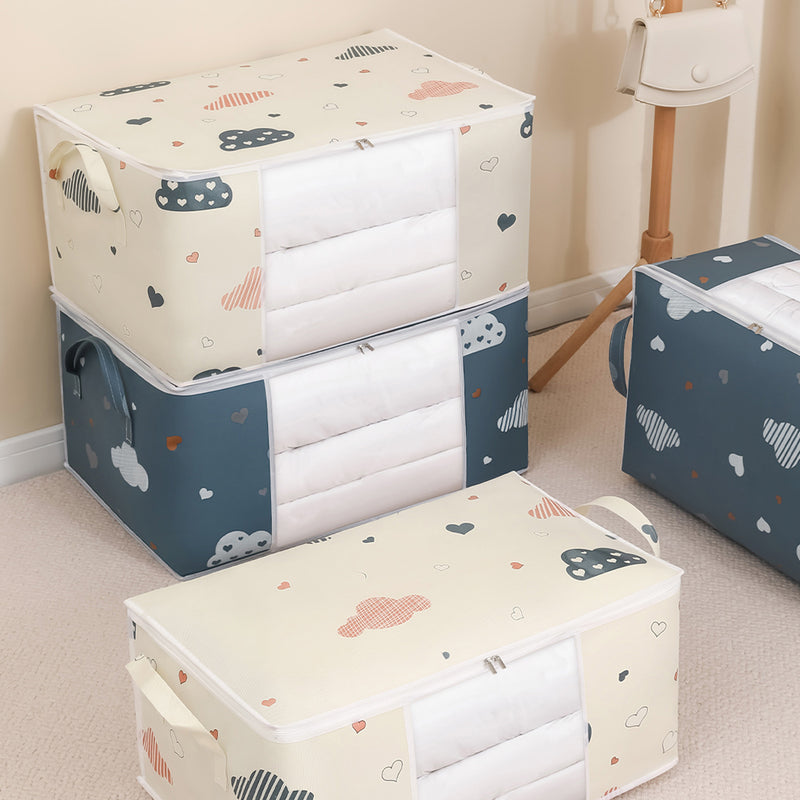 Wholesale See-through Quilt Clothes Storage Bag Waterproof and Moisture-proof in Bulk - PrettyKid
