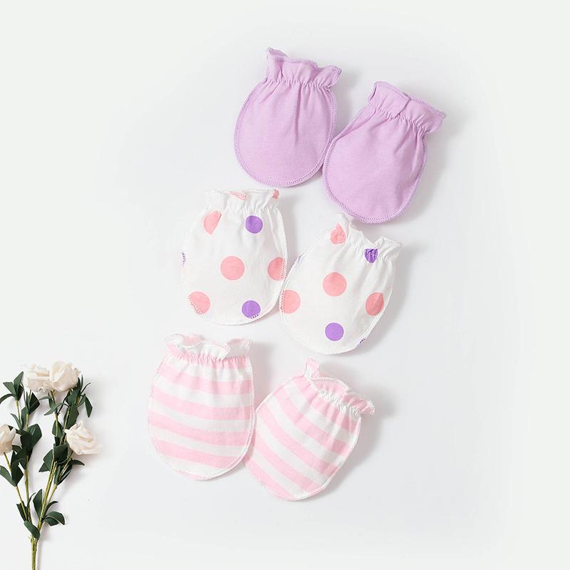 3-piece Baby Anti-scratch Gloves Children's Clothing - PrettyKid