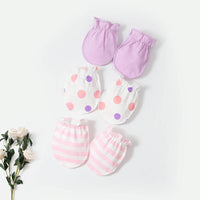 3-piece Baby Anti-scratch Gloves Children's Clothing - PrettyKid