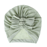 Cute Bownot Decoration Ruffled Head Cap - PrettyKid