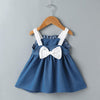 Bow Decor Sling Dress for Baby Girl - PrettyKid