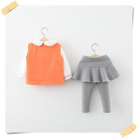 3-piece Vest & Shirt & Pants for Toddler Girl - PrettyKid