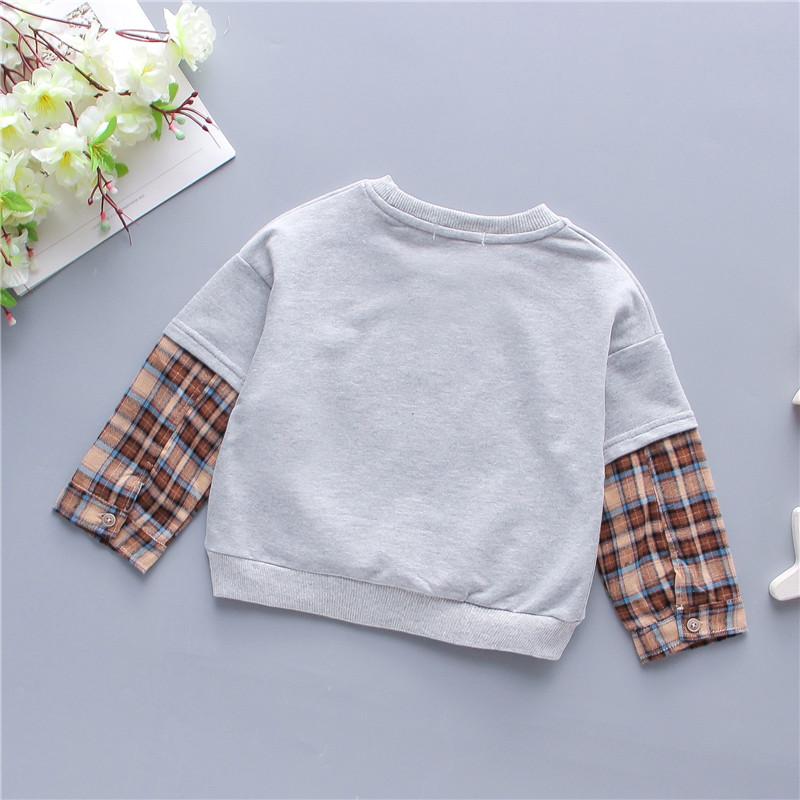 Bear Pattern Sweatshirts for Toddler Boy Wholesale Children's Clothing - PrettyKid