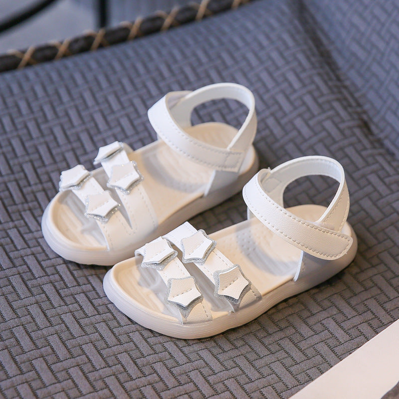 Baby Toddler Shoes Wholesale 2022 Summer New Girls Sandals Beach Shoes Soft Bottom Shoes - PrettyKid