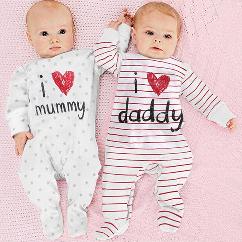 Casual Heart-shaped Stripes Dot Jumpsuit Children's clothing wholesale - PrettyKid