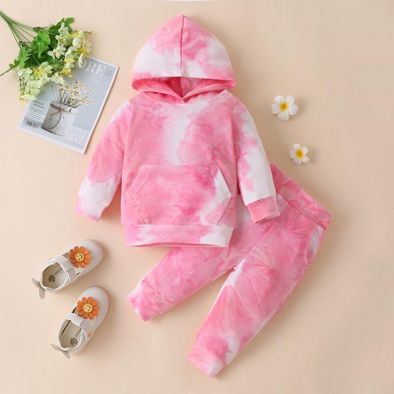 2-piece Tie dye Hoodie & Pants for Baby - PrettyKid