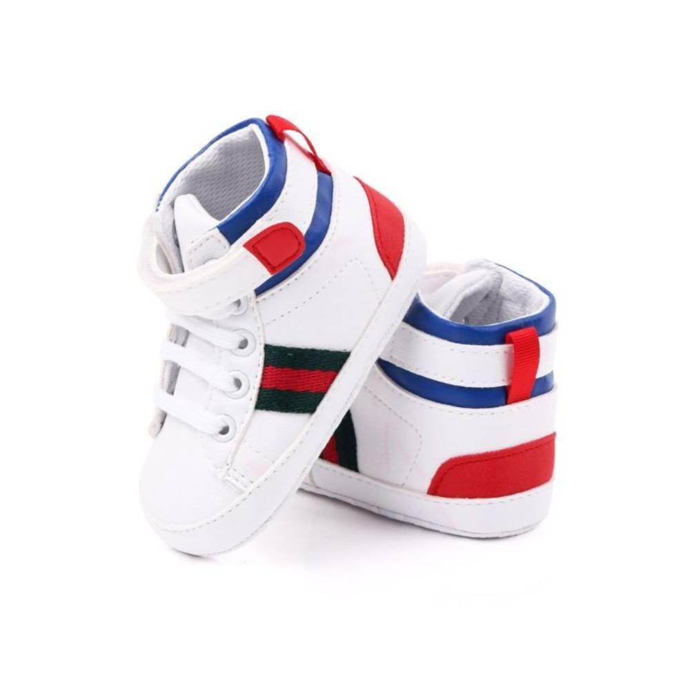 COTTNBABY Color Block High-top Sneakers - PrettyKid