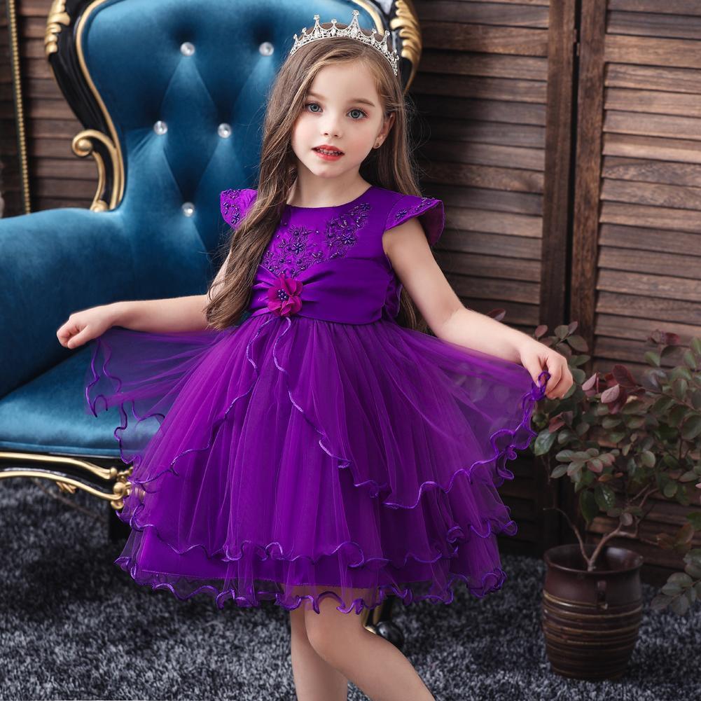 Princess Dress Flower Girl Dress Catwalk Piano Performance Clothes - PrettyKid