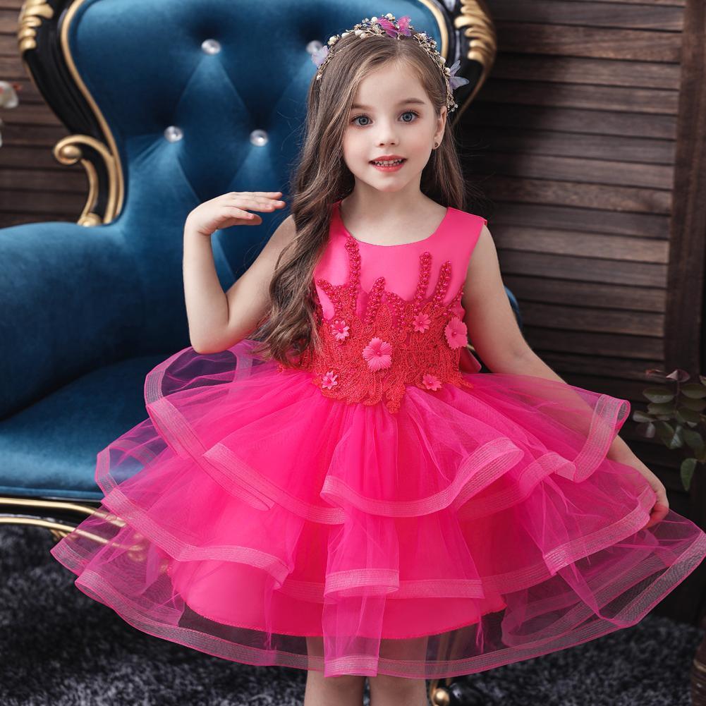 Girl's Wedding Dress Girl's Prom Dress Girl's Performance Dress - PrettyKid