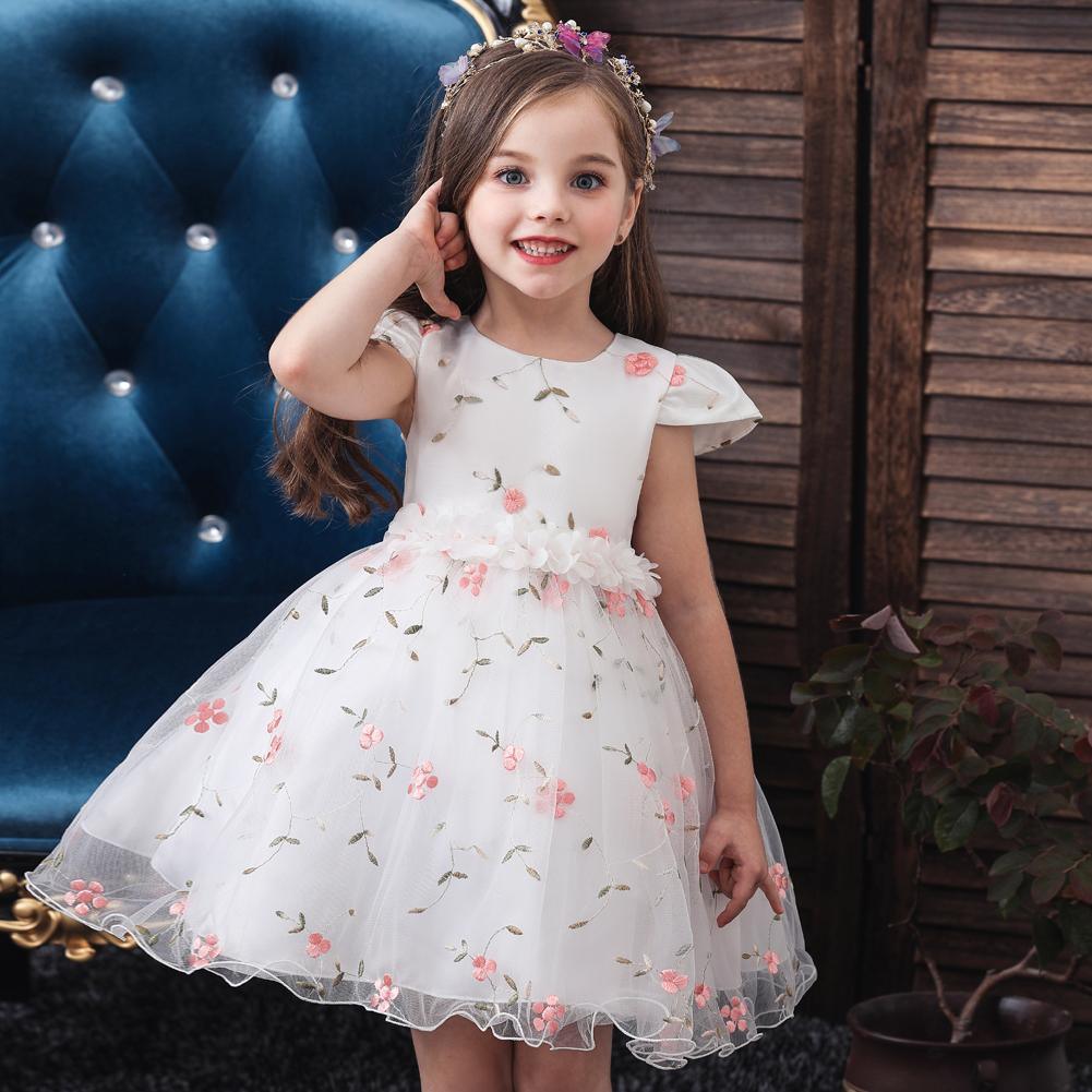 Beautiful Floral Tutu Princess Dress - PrettyKid