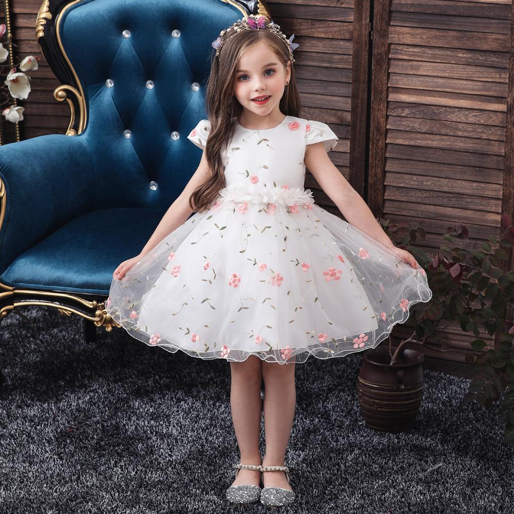 Beautiful Floral Tutu Princess Dress - PrettyKid