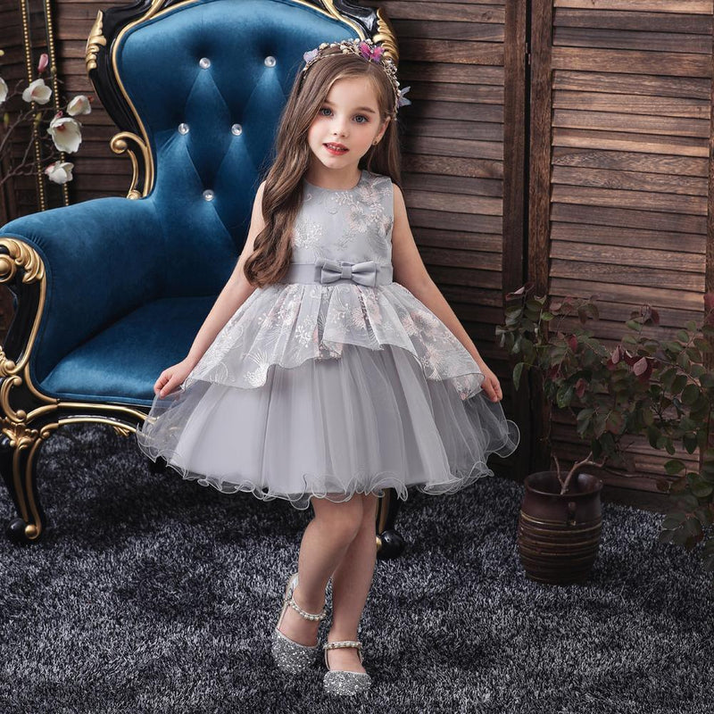 Girl Flower Princess Dress - PrettyKid