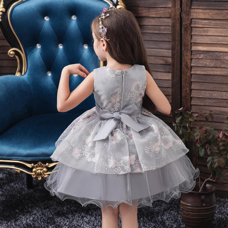 Girl Flower Princess Dress - PrettyKid