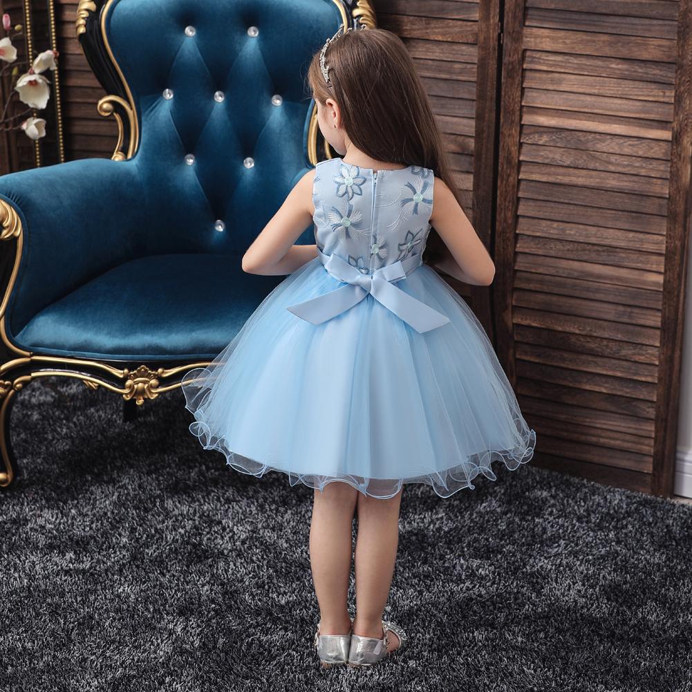 Girls' Prom Dress Embroidered Formal Dress - PrettyKid