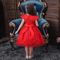 Girls' Dress Princess Dress Tutu Skirt Sequin Performance Dress - PrettyKid