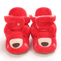 Baby Boys Girls Autumn Winter Cute Cartoon Animal Soft Soled Warm Walking Shoes - PrettyKid