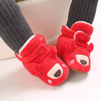 Baby Boys Girls Autumn Winter Cute Cartoon Animal Soft Soled Warm Walking Shoes - PrettyKid