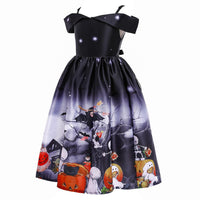 Kids Girls' Boat Neck Suspender Skirt Halloween Costume - PrettyKid