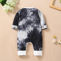 Baby Boys Girls Tie Dyed Long Sleeve Jumpsuit - PrettyKid