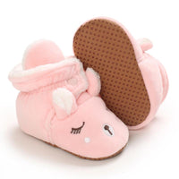 Baby Boys Girls Autumn Winter Cute Cartoon Animal Soft Soled Warm Walking Shoes - PrettyKid