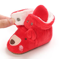 Baby Boys Girls Autumn Winter Cute Cartoon Animal Soft Soled Warm Walking Shoes - PrettyKid