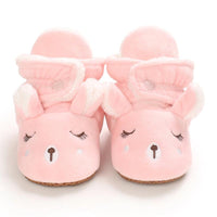 Baby Boys Girls Autumn Winter Cute Cartoon Animal Soft Soled Warm Walking Shoes - PrettyKid