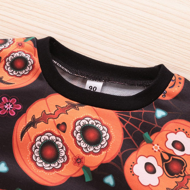 Toddler kids long sleeve cartoon printed long sleeve round neck sweater bottoming shirt - PrettyKid