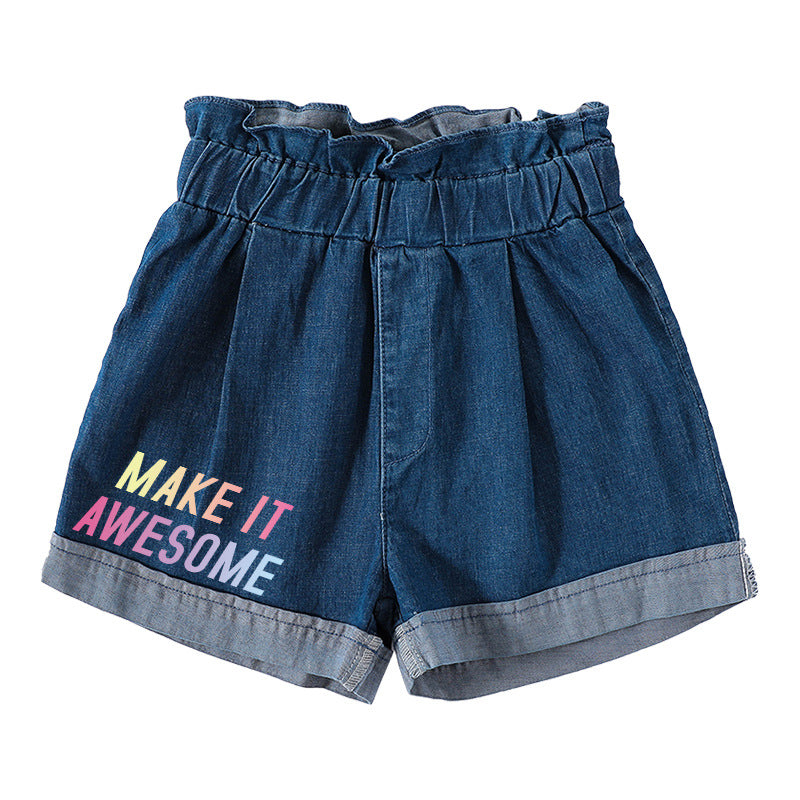 18months-10years Kid Toddler Girl Shorts Girls Denim Summer Children's Girls Shorts - PrettyKid