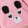 2-piece Rabbit Pattern Hoodie & Pants for Toddler Girl - PrettyKid