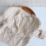 urban Baby Boys Girls Knit Cardigan vintage Sweaters Coat Children Clothing Kids Solid Color Knit Cardigan Jacket Tops imported Supplier - PrettyKid