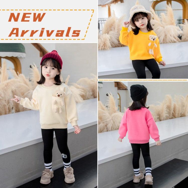 2021 Trendy Girls Winter Fleece Sweater Baby Girl Wholesale - PrettyKid