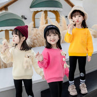 2021 Trendy Girls Winter Fleece Sweater Baby Girl Wholesale - PrettyKid