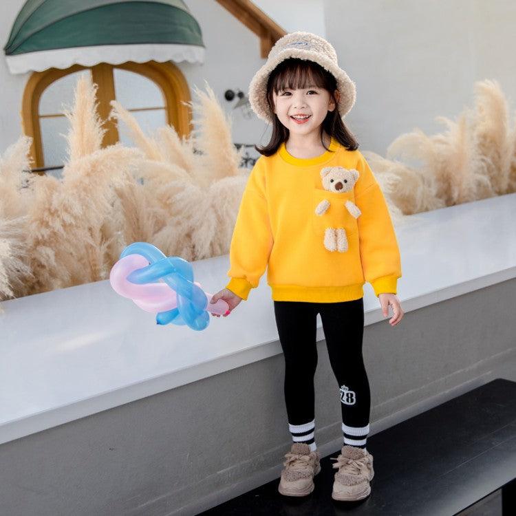 2021 Trendy Girls Winter Fleece Sweater Baby Girl Wholesale - PrettyKid