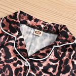 2-piece Leopard Pajamas Sets for Toddler Girl - PrettyKid