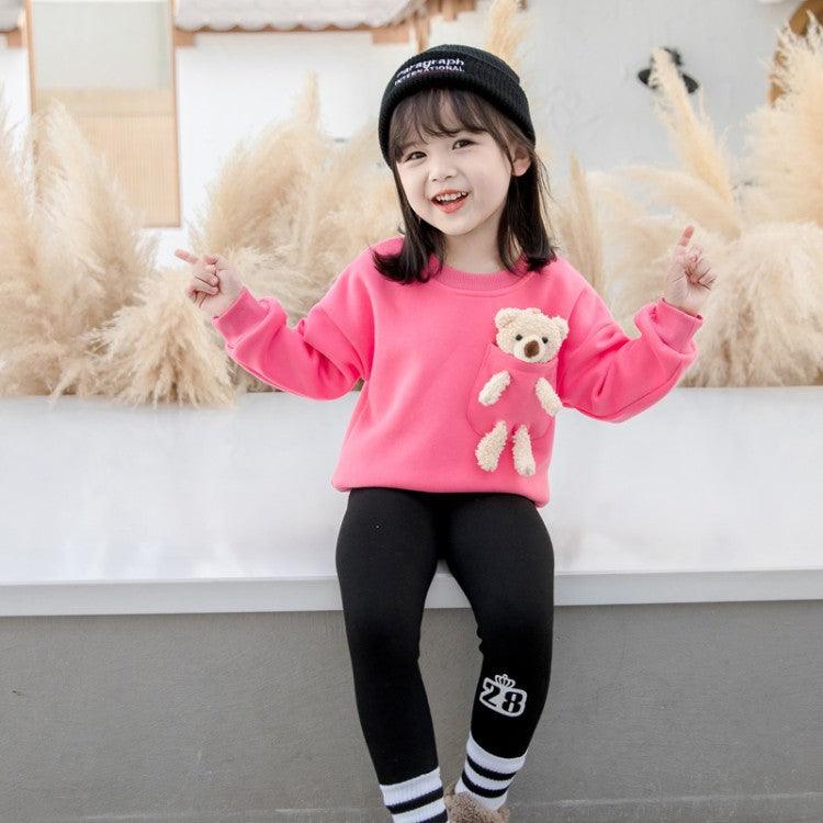 2021 Trendy Girls Winter Fleece Sweater Baby Girl Wholesale - PrettyKid