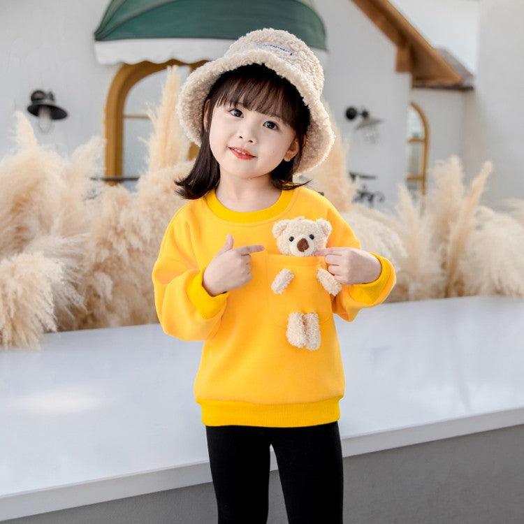 2021 Trendy Girls Winter Fleece Sweater Baby Girl Wholesale - PrettyKid