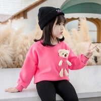 2021 Trendy Girls Winter Fleece Sweater Baby Girl Wholesale - PrettyKid