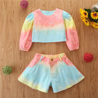 Toddler Kids Boys Girls Tie-dye Suit Kids Fashion Wholesale - PrettyKid