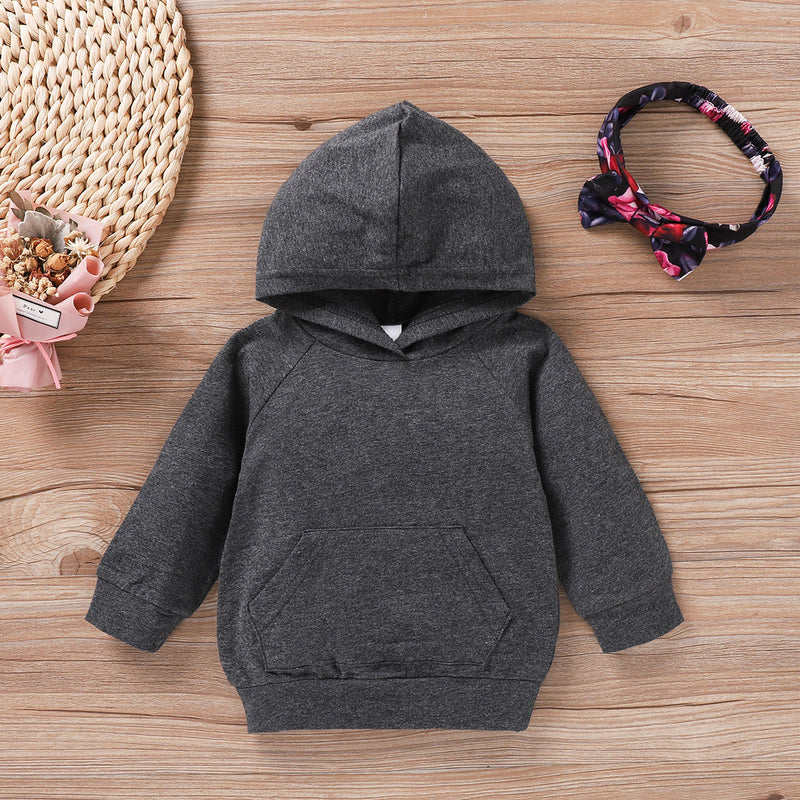 Toddler kidsââ‚?long sleeved hoodie printed trousers casual 3-piece set - PrettyKid