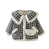 Children Girls Coat Velvet Padded Coat Baby Fashionable Vendor Winter - PrettyKid